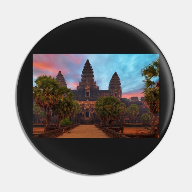 Angkor Wat Sunset Pin by dags