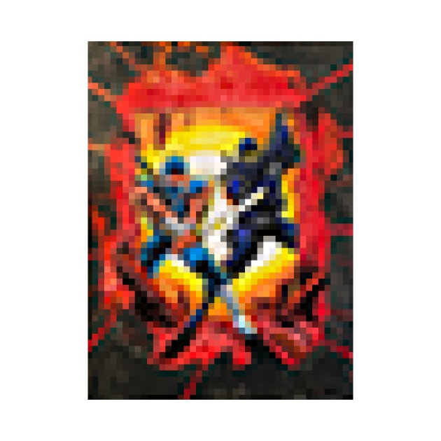 Ninja Pixel Art by SkipBroTees