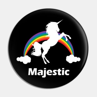 Majestic Rainbow Unicorn Pin