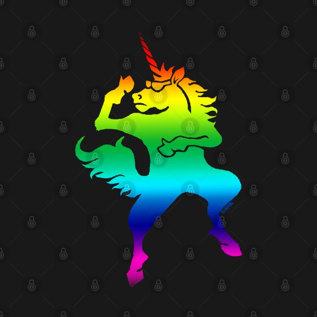 Cool dancing unicorn by NewSignCreation