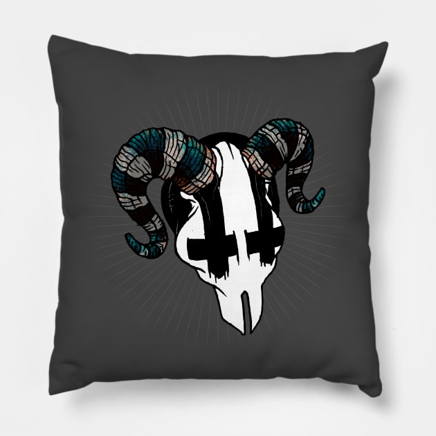 SCAM KNIGHT - SCUM XXX1 Pillow by roombirth