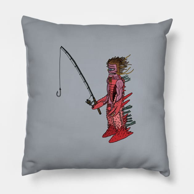 Fishing Day Pillow by samualweinberg