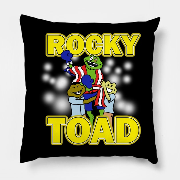 Rocky Toad Pillow by King Stone Designs