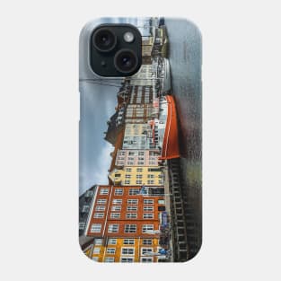 Nyhavn waterfront in Denmark Phone Case