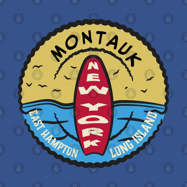 Montauk Long Island, New York Logo by Alexander Luminova