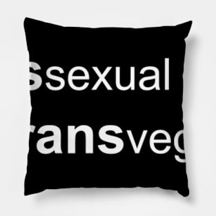 cissexual transvegan 2 Pillow