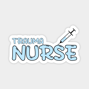 Trauma Nurse Blue Magnet