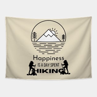 Happiness is a day spent hiking Tapestry