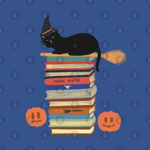 Wizard of oz cat booknerd by Chewbarber