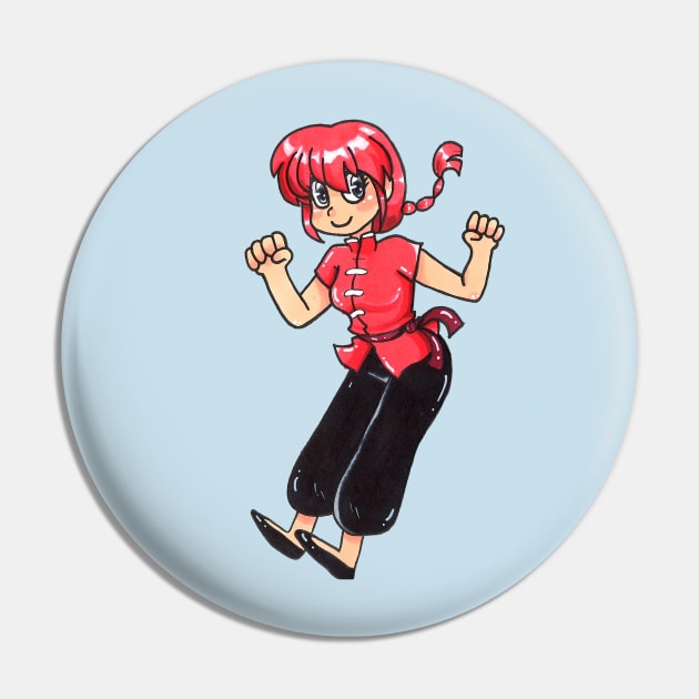 Ranma 1/2 Pin by LittleGreenHat