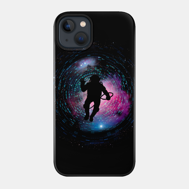 Astronaut spin - Astronaut - Phone Case