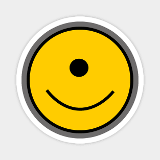 Cyclops Smilie Face Magnet