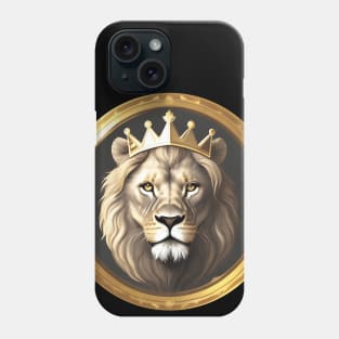 Regal Lion with Crown no.13 Phone Case