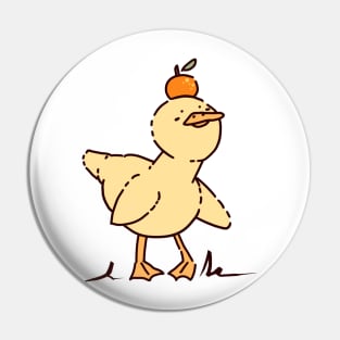 Little Orange Duck Pin