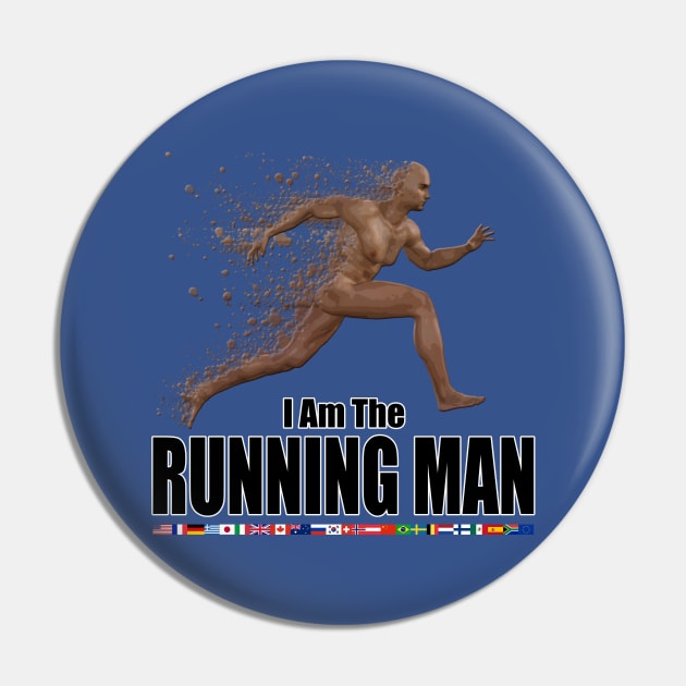 Running man Pin by TheTipsyRedFox