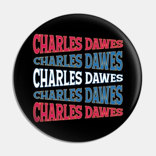 TEXT ART USA CHARLES DAWES Pin