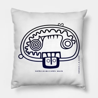 Anthropomorphic mask Pillow