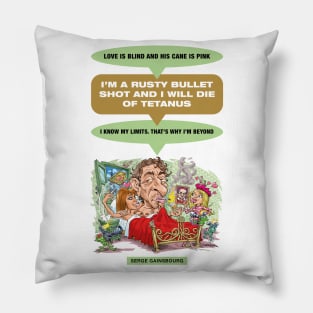 Serge Gainsbourg Pillow