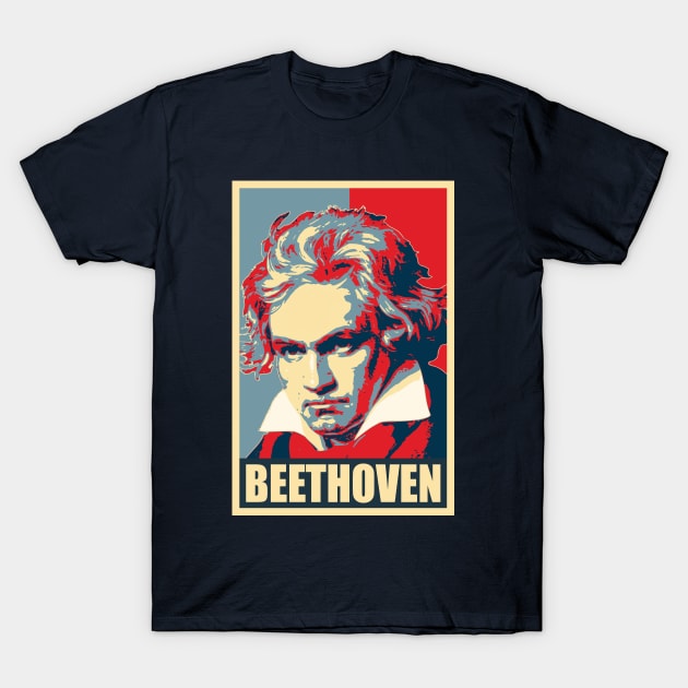 Beethoven Pop Art T-Shirt Beethoven Pop Art T-Shirt