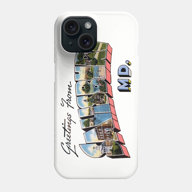 Greetings from Salisbury Maryland Phone Case by reapolo