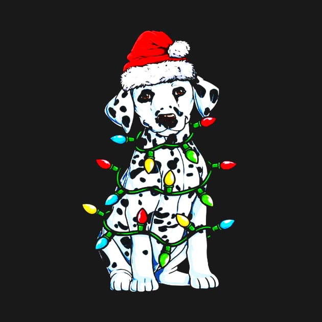 Dalmatian Christmas Tree by mikadigital