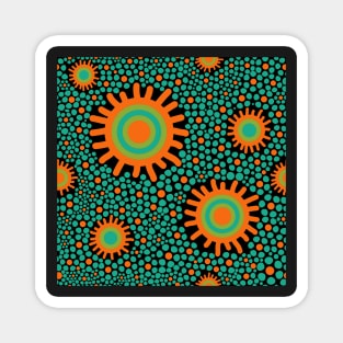 Awesome Aboriginal Dot Art Magnet