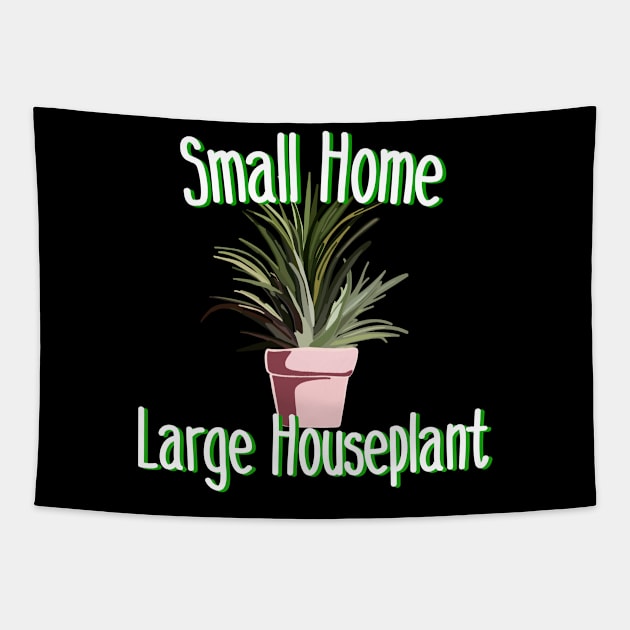 Small Home Large Houseplant Tapestry by wildjellybeans