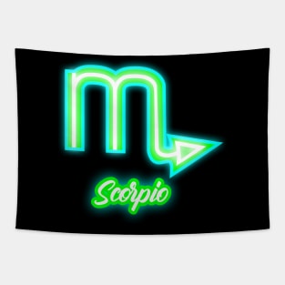 scorpio zodiac logo Tapestry