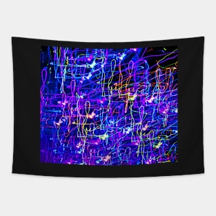 Moving lights pattern Tapestry