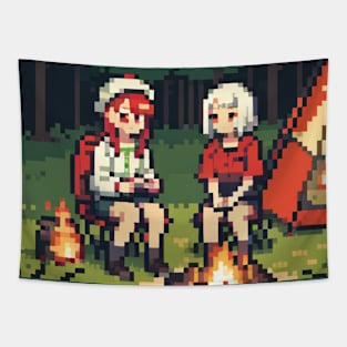 Forest Camping Tapestry