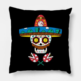 Day of The Dead Plumber Pillow