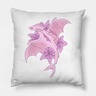 Lily Dragon Pillow