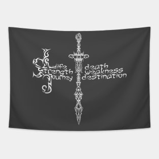 Life Before Death - Sword (W) Tapestry