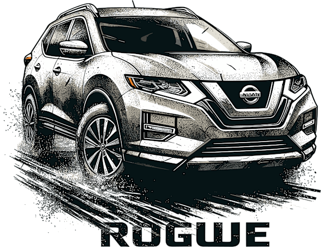 Nissan Rogue Kids T-Shirt by Vehicles-Art