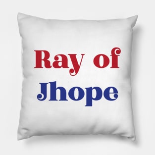 BTS ray of Jhope pun typography Pillow