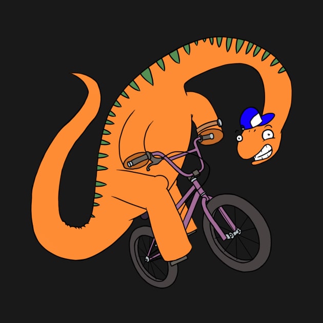 Brachiosaur Bike by Fool King Media