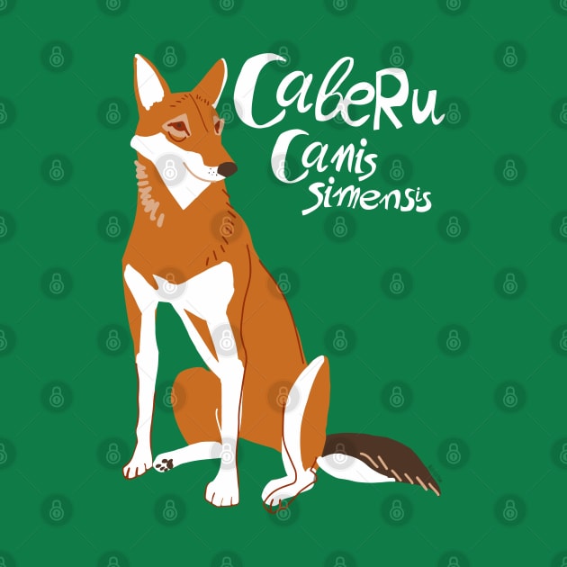 Caberu the Ethiopian Wolf #1 by belettelepink