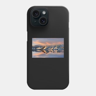 Sunset at Jokulsarlon Phone Case