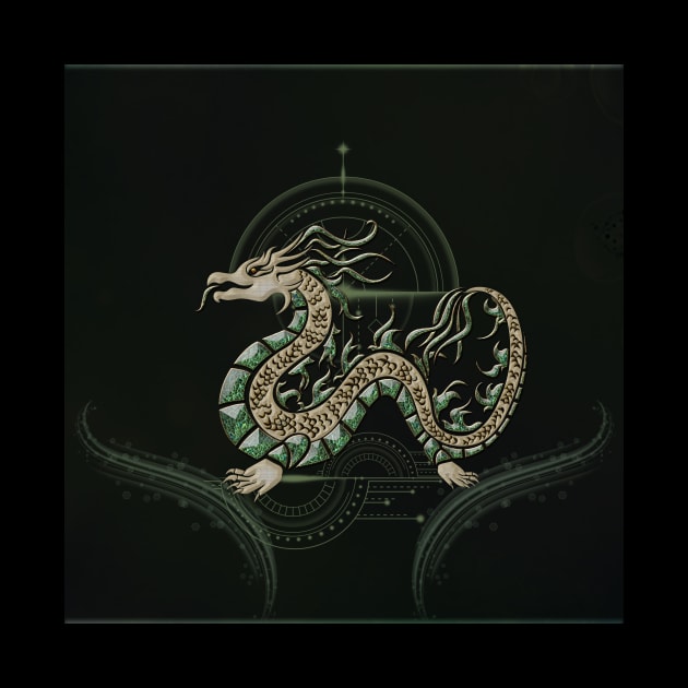 Wonderful elegant asian dragon by Nicky2342