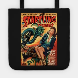 STARTLING STORIES--VINTAGE PULP ART Tote