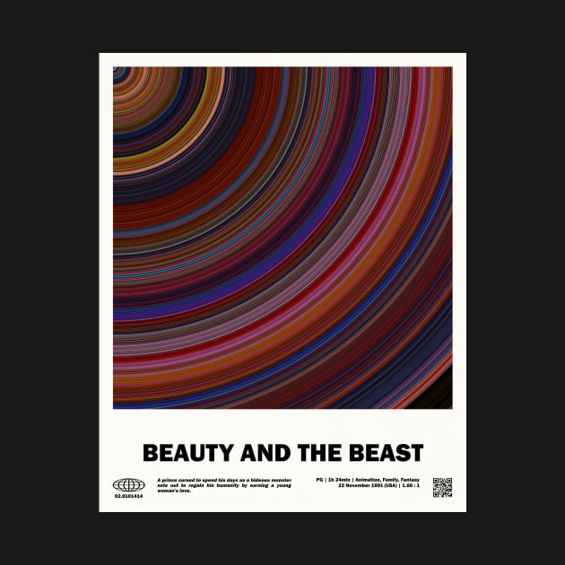 minimal_Beauty and the Beast Movie by silver-light