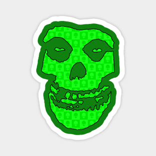 Crimson Ghost - Green Aliens Magnet