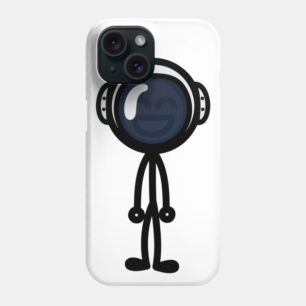 Astronaut Phone Case by hoddynoddy