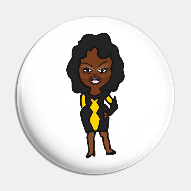 Honey Davenport - Junglhouse Chibi Pin by Brian K