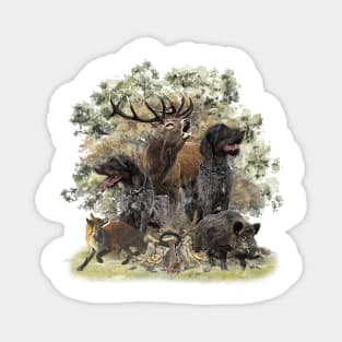 German Wirehaired Pointer Magnet