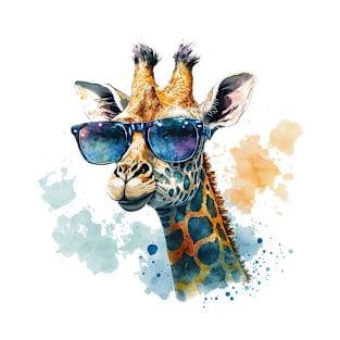 giraffe glasses T-Shirt