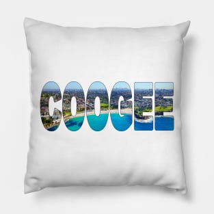 COOGEE - Sydney Australia Stunning Aerial Perfect Day Pillow