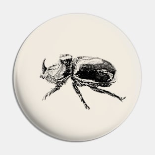 Rhinoceros beetle Pin