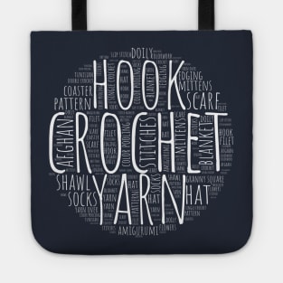 Crochet Word Cloud Tote