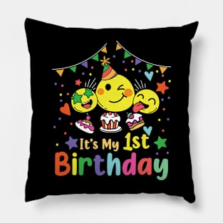 It's My First Birthday Pillow